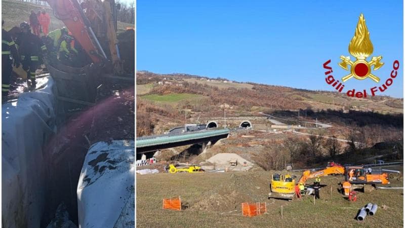 Un operaio morto in uno scavo sull’A1 a Pian del Voglio: travolto da un cedimento del terreno
